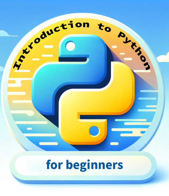 A course thumbnail for an online Python programming course for beginners